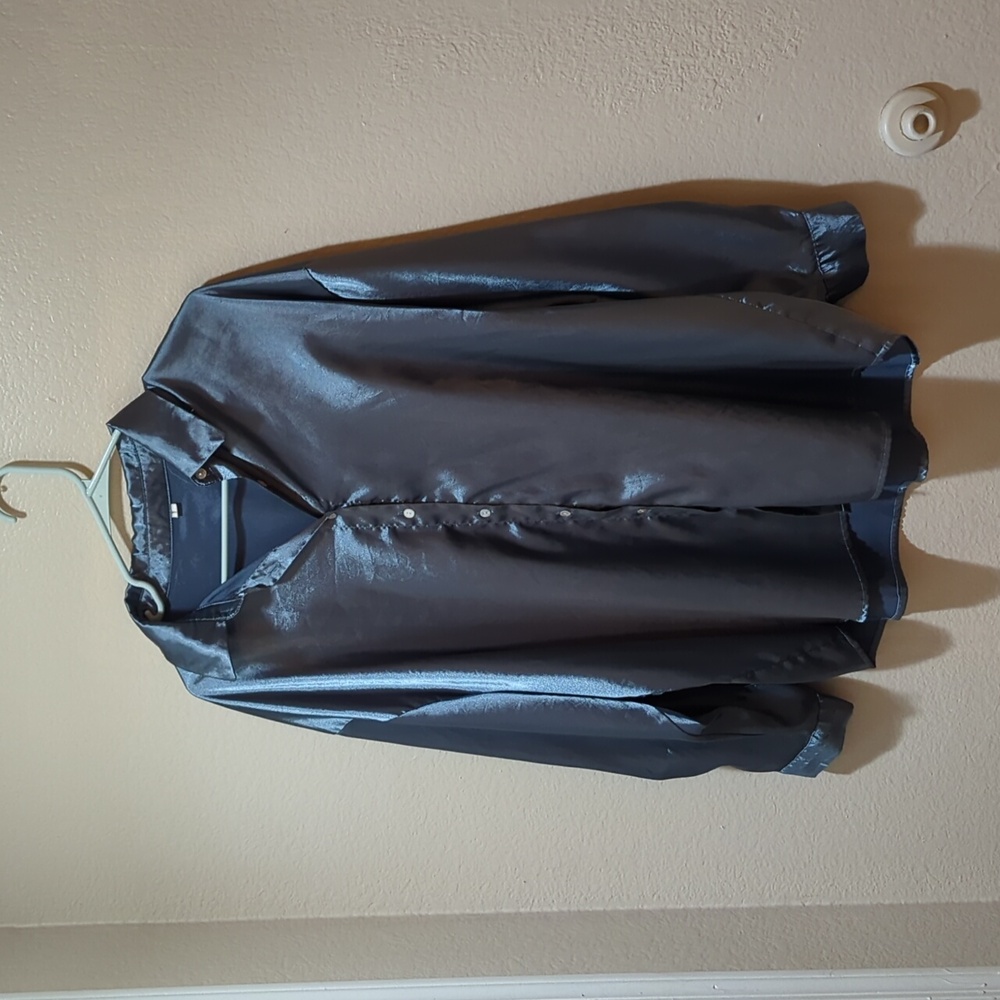Silk Blue Shirt